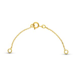 18K FORNITURA CADENA DE SEGURIDAD ORO AMARILLO CON REASA