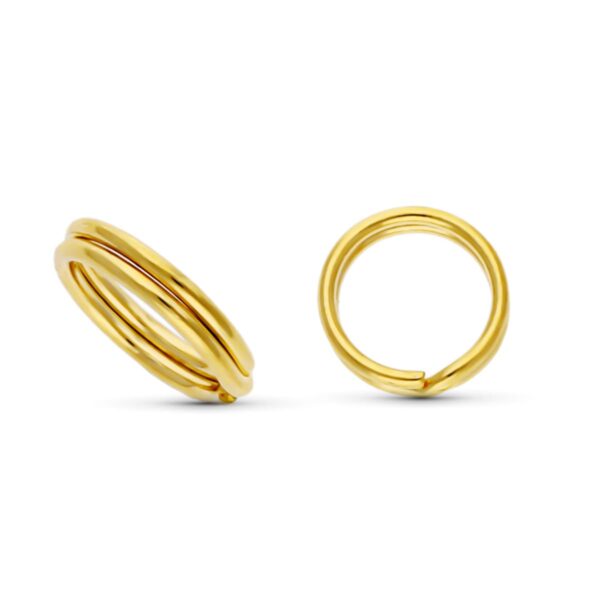18K FORNITURA DE ORO AMARILLO DE LLAVERILLO. 7 MM - Imagen 2