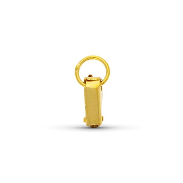 18K FORNITURA CIERRE DE PERRILLO GRANDE ORO AMARILLO - Imagen 2