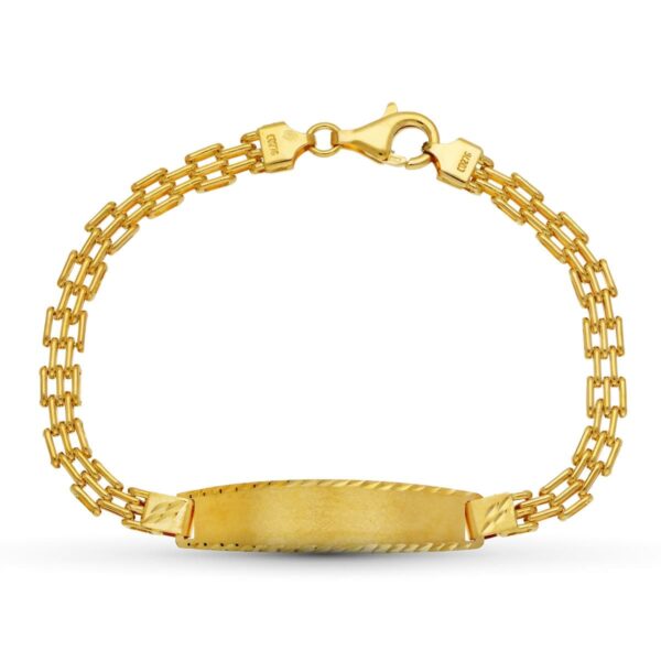 18K PULSERA ESCLAVA ORO AMARILLO PANTER 19CM