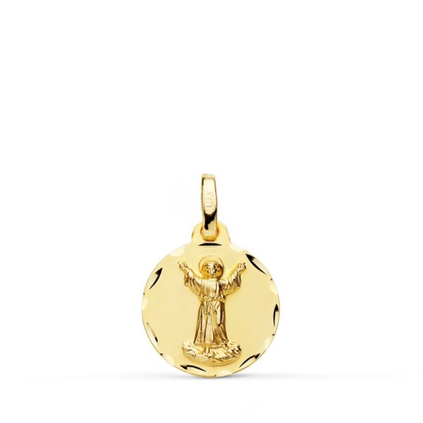 18K MEDALLA ORO AMARILLO DIVINO NIÑO 14 MM