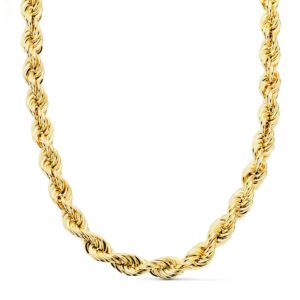 18K CORDON ORO AMARILLO SALOMONICO LIGERO. ANCHO: 7,7 MM. LARGO: 60CM