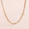 18K CADENA ORO AMARILLO ROLO HUECO ANCHO: 3 MM. LARGO: 50CM CIERRE REASA - Imagen 2