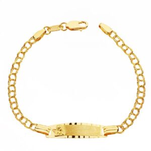 18K PUPLSERA ORO AMARILLO ESCLAVA HUNGARA 12.5 CM 2.5 MM