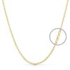 18K CADENA ORO AMARILLO MACIZA BILBAO 45CM 1.7 MM
