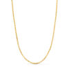 18K CADENA ORO AMARILLO MACIZA FORZADA ESLABON TALLADO. ANCHO: 2,3 MM LARGO: 60CM
