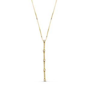 18K GARGANTILLA ORO AMARILLO CIRCONITA 45CM