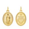 18K ESCAPULARIO ORO AMARILLO VIRGEN DE GUADALUPE 23X15 MM