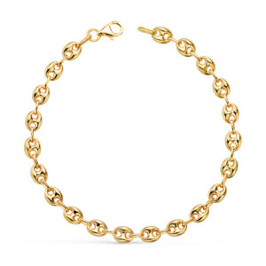 18K PULSERA ORO AMARILLO CALABROTE HUECO ANCHO: 5 MM. LARGO: 19CM