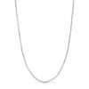 18K CADENA ORO BLANCO FORZADA MACIZA TALLADA. ANCHO: 1,8 MM. LARGO: 50 CM