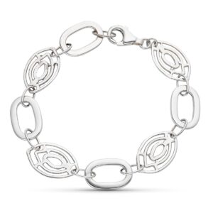 18K PULSERA ORO BLANCO 18CM