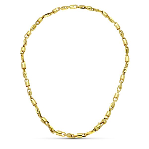 18K GARGANTILLA ORO AMARILLO HUECA 42CM