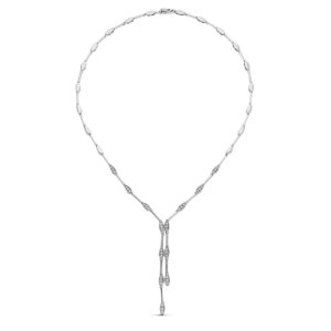 18K GARGANTILLA ORO BLANCO CIRCONITAS