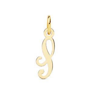 18K COLGANTE ORO AMARILLO LETRA " S " 16X5 MM