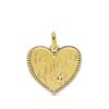 18K COLGANTE ORO AMARILLO CORAZON " TE QUIERO " 16X15 MM