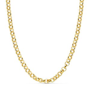 18K CADENA ORO AMARILLO ROLO HUECA 45CM 5.5 MM