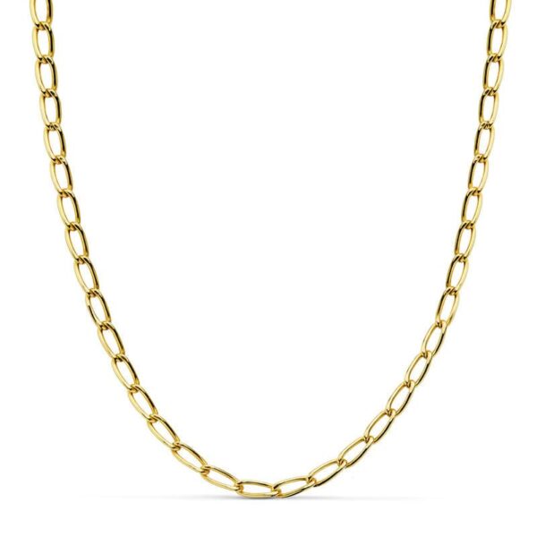 18K CADENA ORO AMARILLO BILBAO HUECA 4 MM -50CM
