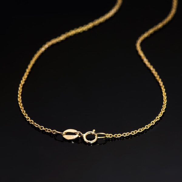 18K CADENA ORO AMARILLO ROLO MACIZA ANCHO: 1,2MM LARGO: 40CM - Imagen 3