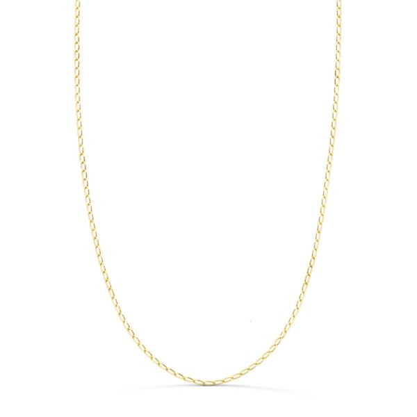 18K CADENA ORO AMARILLO BILBAO MACIZA ANCHO: 1MM LARGO: 45CM