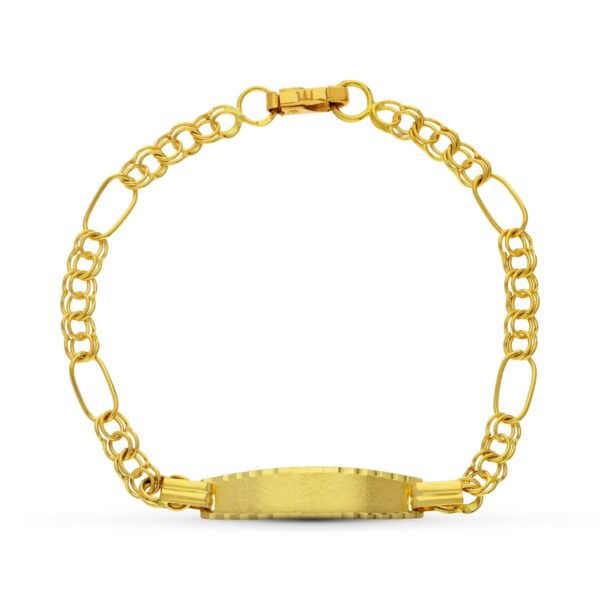 18K ESCLAVA ORO AMARILLO HUNGARA 17.5 CM