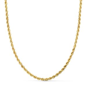 18K CORDON ORO AMARILLO SALOMONICO LIGERO. ANCHO: 2,7 MM. LARGO: 40CM
