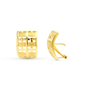18K PENDIENTES CALADAS.