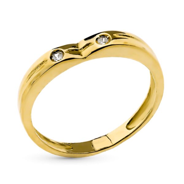 18K SORTIJA ORO AMARILLO CIRCONITA BEBE