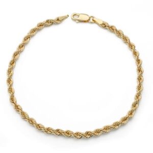 18K PULSERA ORO AMARILLO CORDON SALOMONICO. ANCHO 3,3 MM LARGO 19,5 CM