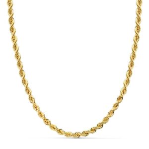 18K CORDON ORO AMARILLO SALOMONICO LIGERO. ANCHO: 3,8 MM. LARGO: 45CM