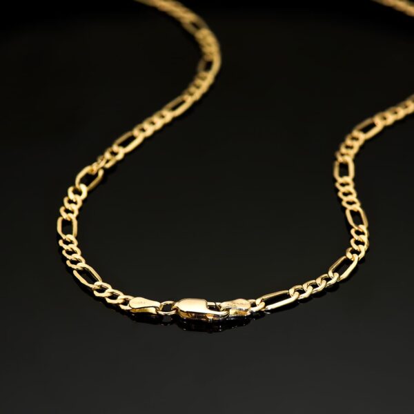 18K CADENA ORO AMARILLO CARTIER HUECA ANCHO: 3,5MM LARGO: 60CM CIERRE MOSQUETON - Imagen 2