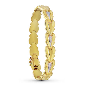 18K PULSERA ORO BICOLOR