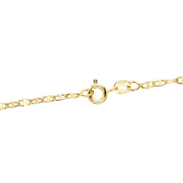 18K CADENA ORO AMARILLO ANCLA HUECA LARGO 60CM ANCHO 2.5 MM - Imagen 2