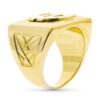18K SELLO ORO AMARILLO EURO MACIZO CUADRADO. ANCHO: 21MM - Imagen 2