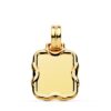 9K PLACA CHAPA ORO AMARILLO RECTANGULAR 23X19 MM