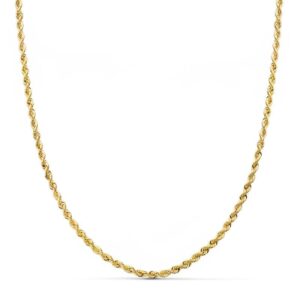 18K CORDON ORO AMARILLO SALOMONICO LIGERO. ANCHO: 2,2 MM. LARGO: 45CM