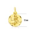 18K HOROSCOPO ORO AMARILLO VIRGO 13 MM - Imagen 3