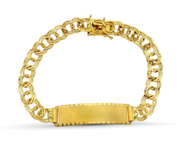 18K ESCLAVA ORO AMARILLO HUNGARA 21CM 7 MM