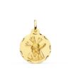 18K MEDALLA ORO AMARILLO CRISTO DEL GRAN PODER TALLADA 20 MM