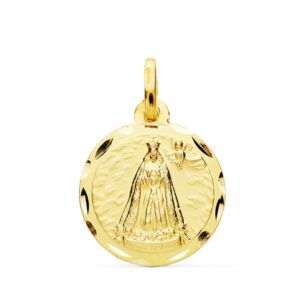 18K MEDALLA ORO AMARILLO VIRGEN DE COTOCA 18 MM