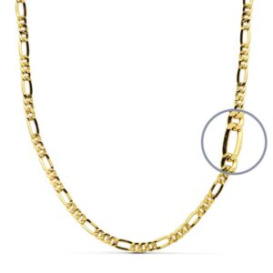 18K CADENA ORO AMARILLO CARTIER 50CM HUECA 3 MM