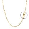 18K CADENA ORO AMARILLO BILBAO 50CM HUECA 2 MM
