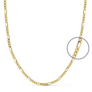 18K CADENA CARTIER ORO AMARILLO 40CM HUECA 2 MM