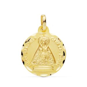 18K MEDALLA ORO AMARILLO VIRGEN DE LA CABEZA DE ZUJAR 18 MM