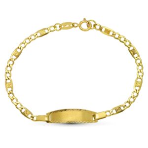 18K ESCLAVA ORO AMARILLO 1ª POSTURA 14CM 3 MM