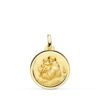 18K MEDALLA ORO AMARILLO SAN ANTONIO BISEL 18 MM