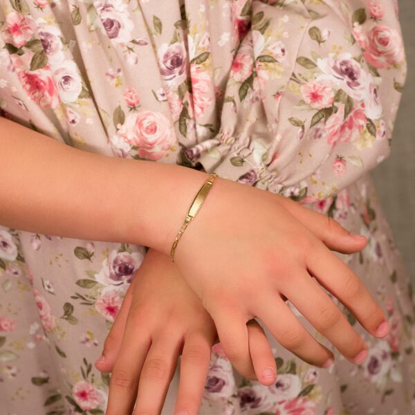18K PULSERA ESCLAVA ORO AMARILLO CARTIER 1X1 17CM - Imagen 2