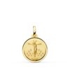 18K MEDALLA ORO AMARILLO CRISTO DE LA LAGUNA BISEL 18 MM