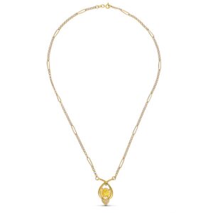 18K GARGANTILLA ORO AMARILLO ENAMORADOS 48 CM