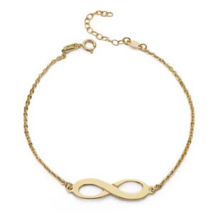18K PULSERA ORO AMARILLO INFINITY 19.5 CM