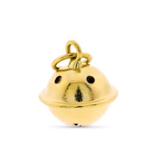 9K COLGANTE ORO AMARILLO CASCABEL. 10X10 MM